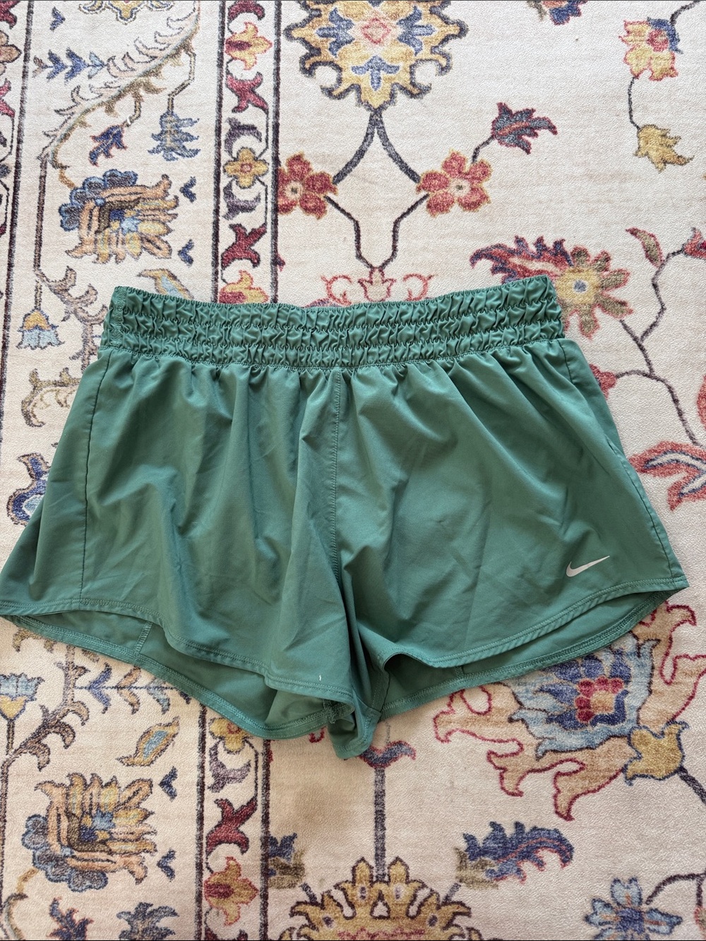 Nike Women's Teal Green Athletic Running Shorts
